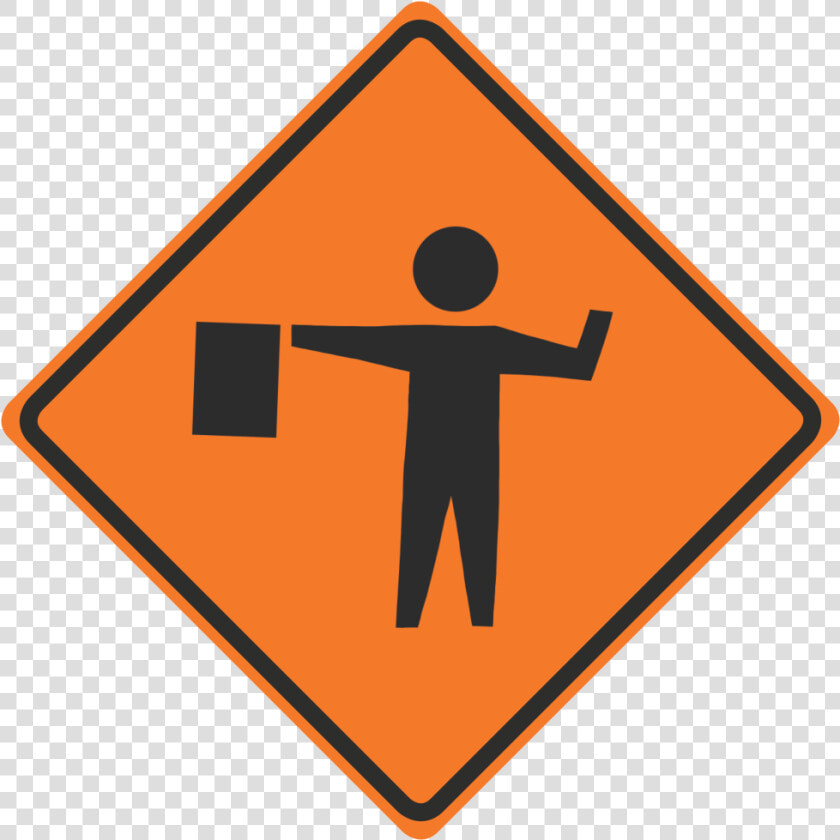 Construction Flagger Sign Clipart   Png Download   Construction Flagger Sign  Transparent PngTransparent PNG