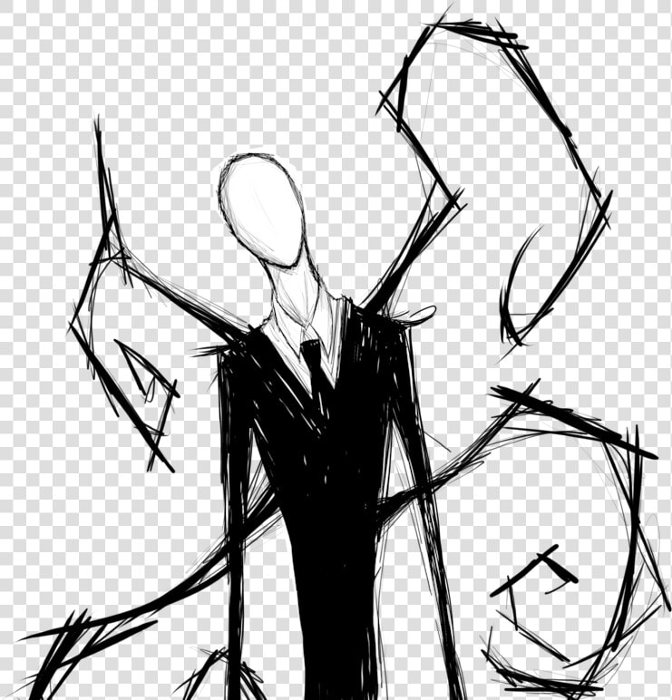 The Eight Pages Slenderman Drawing Fan Art   Slenderman Png  Transparent PngTransparent PNG