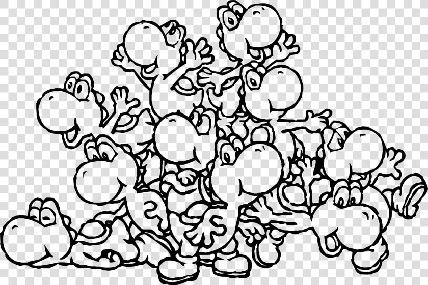 Yoshi Coloring Pages To Print   Mario Kart Yoshi Coloring Pages  HD Png DownloadTransparent PNG