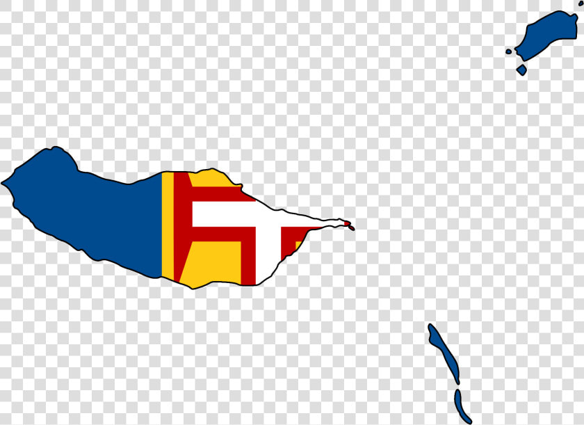 Flag Map Of Madeira   Madeira Flag Map  HD Png DownloadTransparent PNG