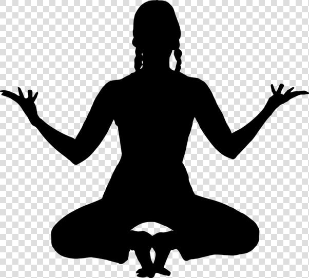 David Simons   Yoga Silhouette  HD Png DownloadTransparent PNG