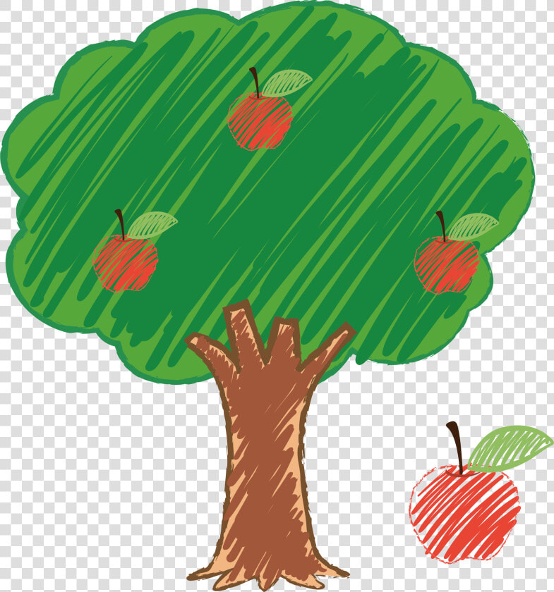 Tree Drawing Png   Apple Tree For Drawing  Transparent PngTransparent PNG