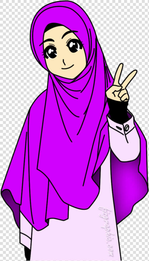 Fizgraphic Freebies Muslimah Bertudung Labuh   Islam  HD Png DownloadTransparent PNG