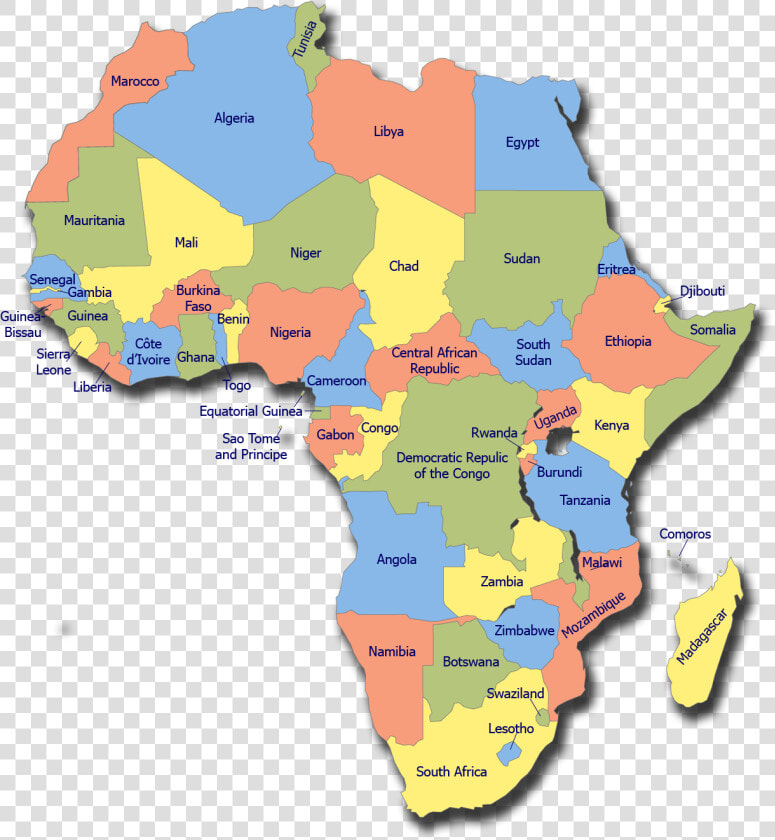 Africa Map Equatorial Guinea   Full Hd Africa Map  HD Png DownloadTransparent PNG