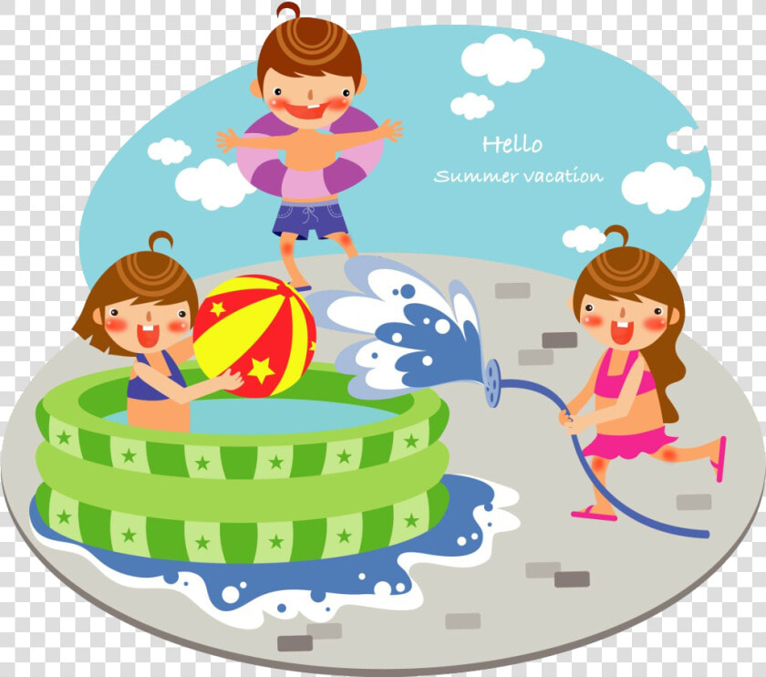 Pool Child Clip Art Children Transprent Png   Swimming Day Art Clip  Transparent PngTransparent PNG