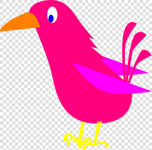 Pink Bird Svg Clip Arts   Pink Bird Clipart  HD Png DownloadTransparent PNG