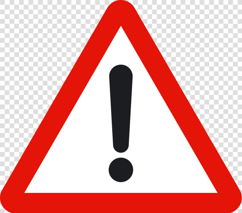 Dangerous Curse To Left Road Sign   Achtung Svg  HD Png DownloadTransparent PNG