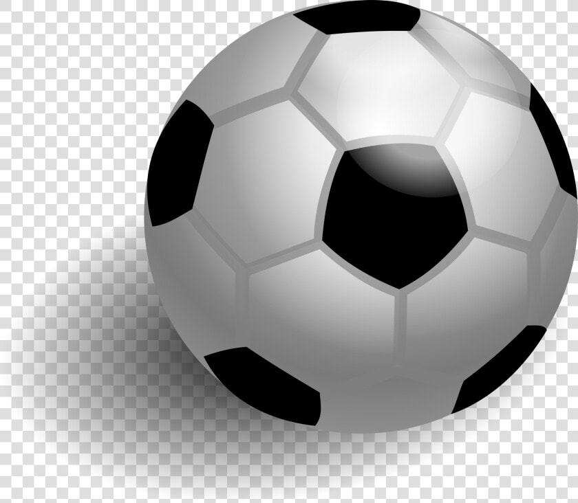 Free Soccer Ball With Shadow And Vector Clipart   Transparent Soccer Ball With Shadow  HD Png DownloadTransparent PNG