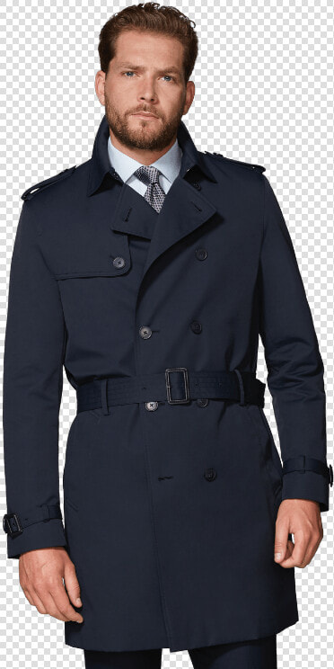 Murray Trench Coat   Black Short Rain Coat Men  HD Png DownloadTransparent PNG