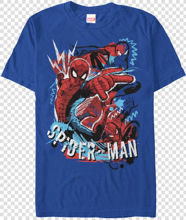 Sketches Spider Man T Shirt  HD Png DownloadTransparent PNG