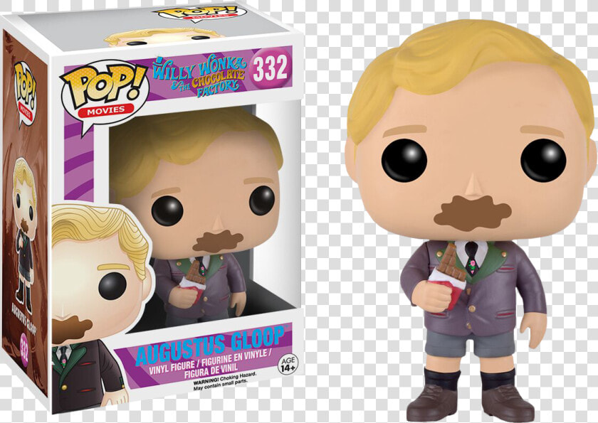 Augustus Gloop Pop Vinyl Figure   Willy Wonka Funko Pop  HD Png DownloadTransparent PNG