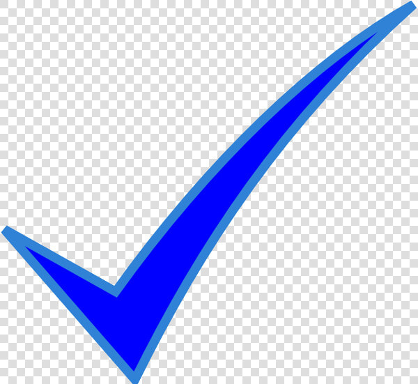 Blue Check Mark At Clker Vector Clipart   Blue Check Mark Symbol  HD Png DownloadTransparent PNG