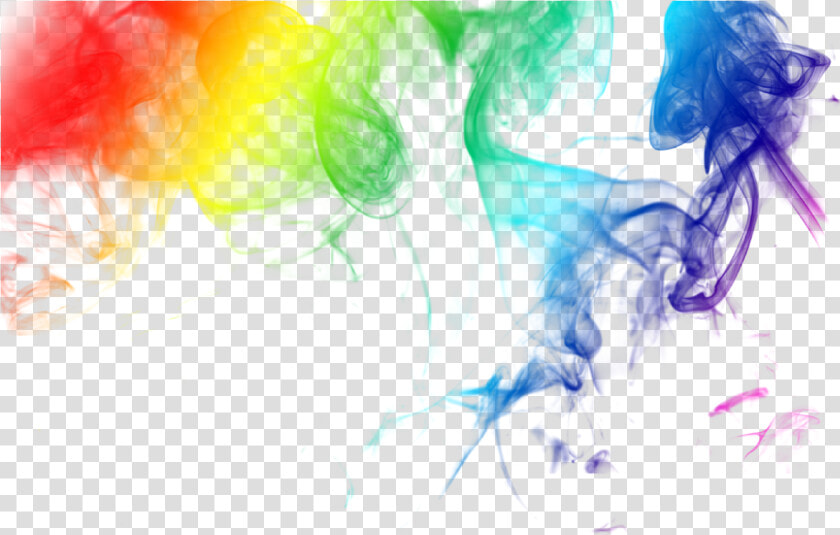 Rainbow Colored Smoke   Rainbow Smoke Transparent Background  HD Png DownloadTransparent PNG