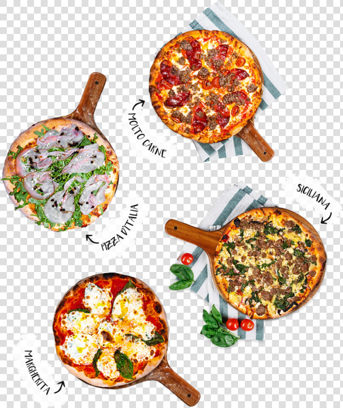 Sicilliana  Margherita  Pizza Italia  Molto Carne   California style Pizza  HD Png DownloadTransparent PNG