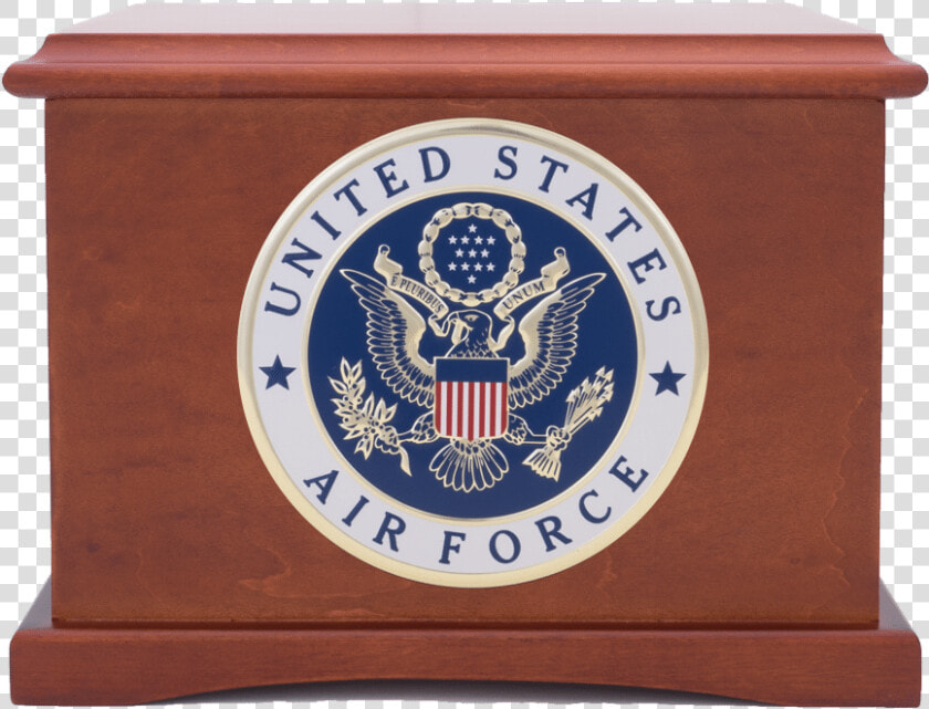 Air Force Seal On Coronet Urn From Veterans Fuenral   Emblem  HD Png DownloadTransparent PNG