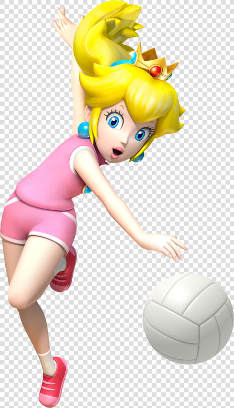 Peach Snes Png   Wii Sports Volleyball Game  Transparent PngTransparent PNG