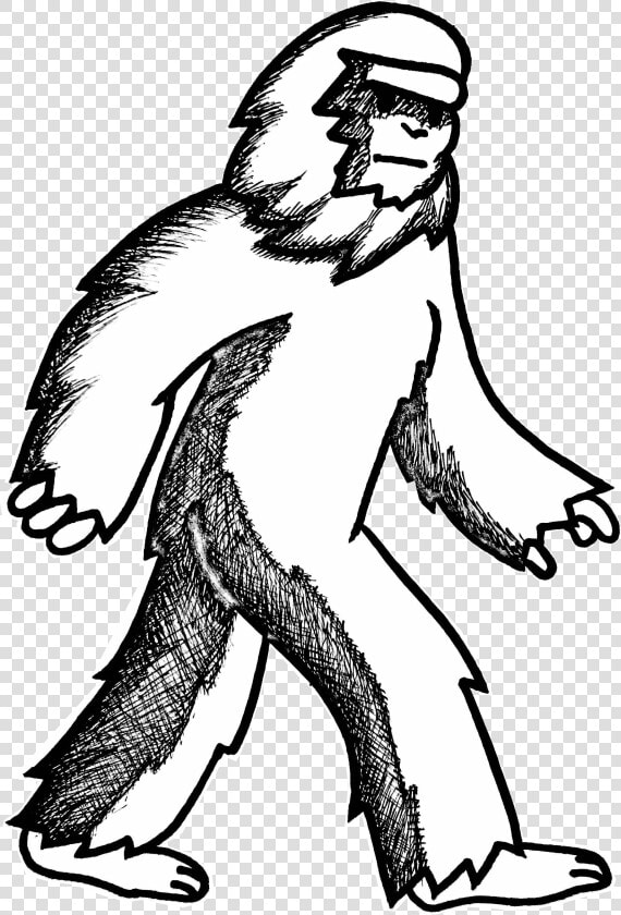 Collection Of Free Cyclops Drawing Bigfoot Download   Easy Simple Bigfoot Drawing  HD Png DownloadTransparent PNG