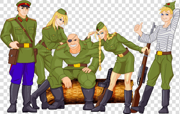 Delta Red Army By Txsnew Cammy Street Fighter  Red   Cartoon  HD Png DownloadTransparent PNG