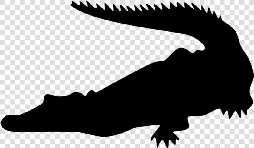 Crocodiles Alligators Silhouette Clip Art   Crocodile Silhouette Png  Transparent PngTransparent PNG