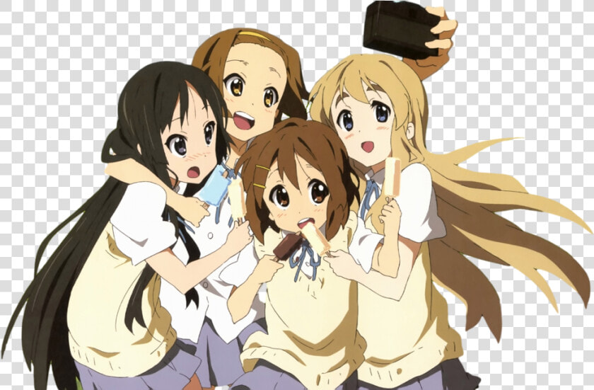  k on  anime  yuihirasawa  mioakiyama  ritsu   Best Friend Forever 4  HD Png DownloadTransparent PNG