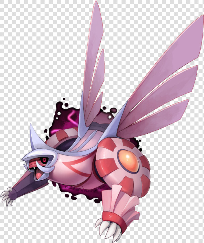 Pokémon X And Y Mythical Creature Purple Fictional   Dialga And Palkia Render  HD Png DownloadTransparent PNG