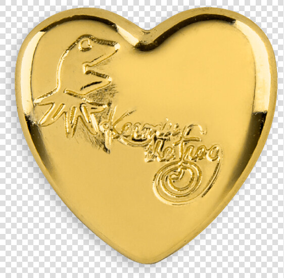 2010   Variety Gold Heart Pins Kermit  HD Png DownloadTransparent PNG