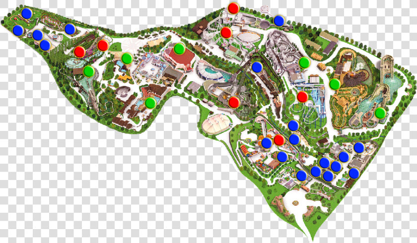 Mappa Gardaland 2019  HD Png DownloadTransparent PNG