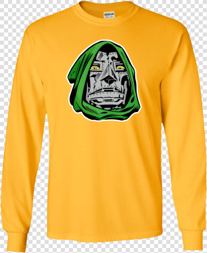 Dr Doom G240 Gildan Ls Ultra Cotton T Shirt Thumbnail   Dr Doom Jack Kirby  HD Png DownloadTransparent PNG