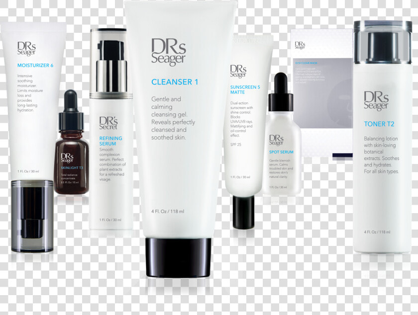 Drs Seager Skin Care Products   Hairstyling Product  HD Png DownloadTransparent PNG