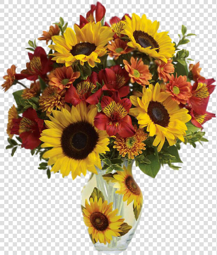 Flores Encontradas En La Web Basket Flower Arrangements    Bouquet Of Fall Flowers  HD Png DownloadTransparent PNG