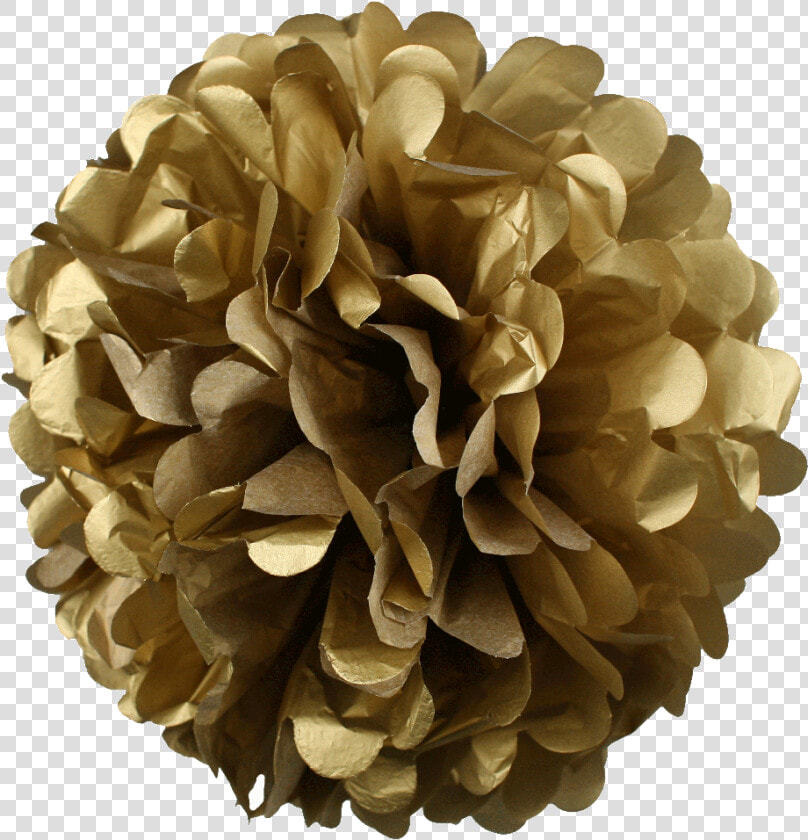 Gold Tissue Pom Pom  HD Png DownloadTransparent PNG