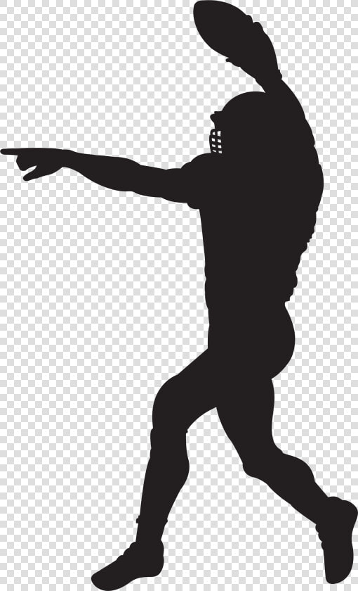 American Football Player Silhouette Clipart Image   American Football Silhouette Png  Transparent PngTransparent PNG