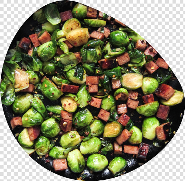 Sweet And Spicy Brussels Sprouts With Spam   Png Download   Brussels Sprout  Transparent PngTransparent PNG