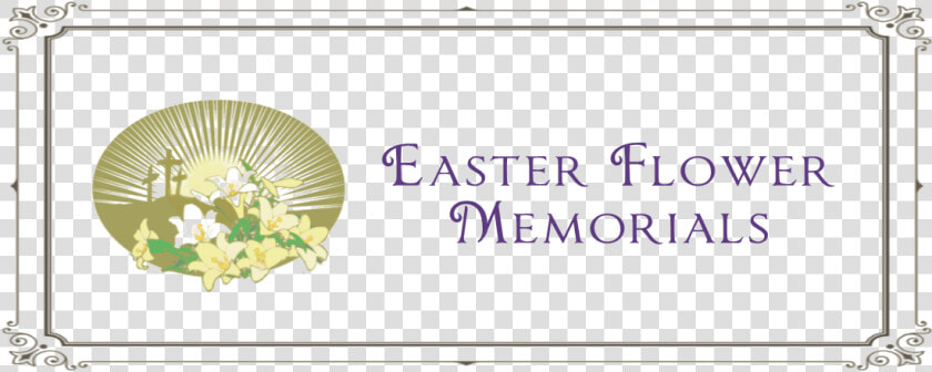 Catholic Easter Banner Png   Easter Flower Memorials  Transparent PngTransparent PNG