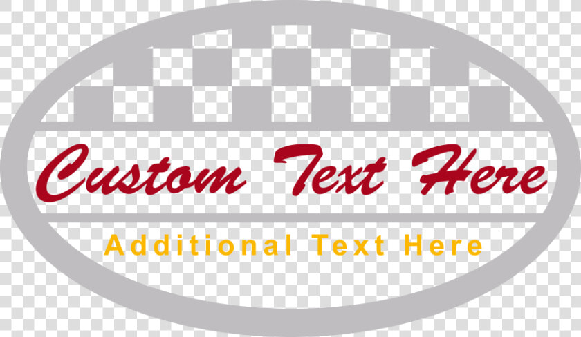 Motorcycle Checkered Oval Gas Tank Decals Design Image   Circle  HD Png DownloadTransparent PNG