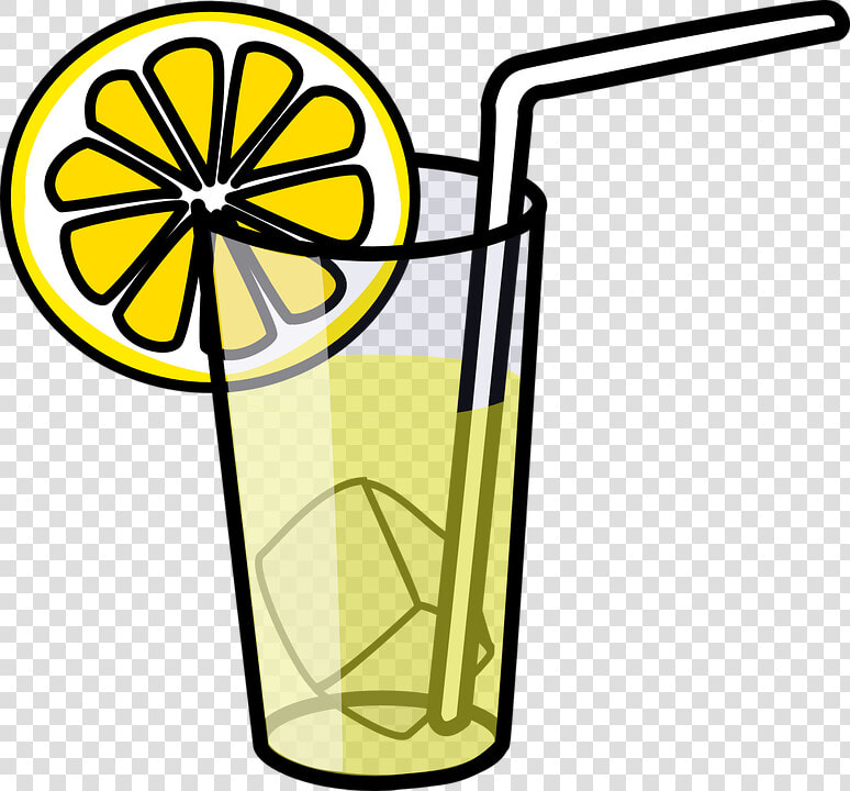 Juice  Glass  Lemonade  Straw  Iced  Beverage  Lemon   Lemonade Clipart  HD Png DownloadTransparent PNG