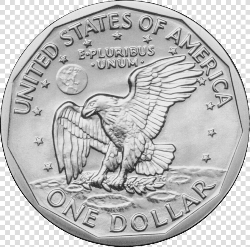 Dime Clipart Silver Dollar   Susan B Anthony Coin Back  HD Png DownloadTransparent PNG