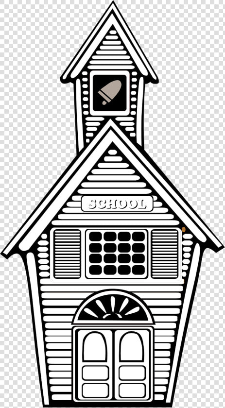 School Building Clock Free Picture   School Building Clip Art  HD Png DownloadTransparent PNG