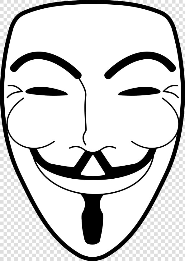 Transparent V For Vendetta Mask Png  Png DownloadTransparent PNG