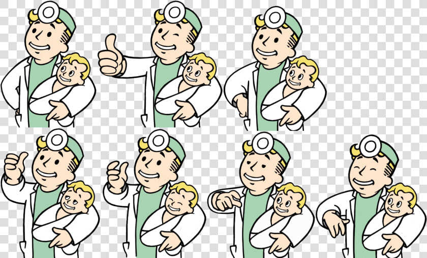 Fallout Vault Boy Baby   Png Download   Fallout Vault Boy Baby  Transparent PngTransparent PNG