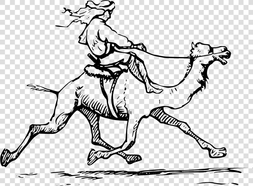 Man Riding Camel Clip Arts   Ride A Camel Clipart  HD Png DownloadTransparent PNG