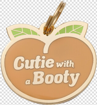 Cutie With A Booty Charm id Tag   Smykker Til Barnedåb  HD Png DownloadTransparent PNG