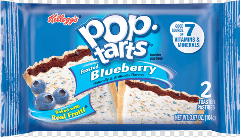 Blueberry Pop Tarts   Pop Tarts Frosted Blueberry  HD Png DownloadTransparent PNG