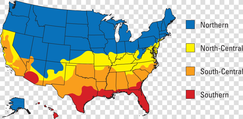 Energy Star Climate Zone Map   Energy Star Windows Map  HD Png DownloadTransparent PNG