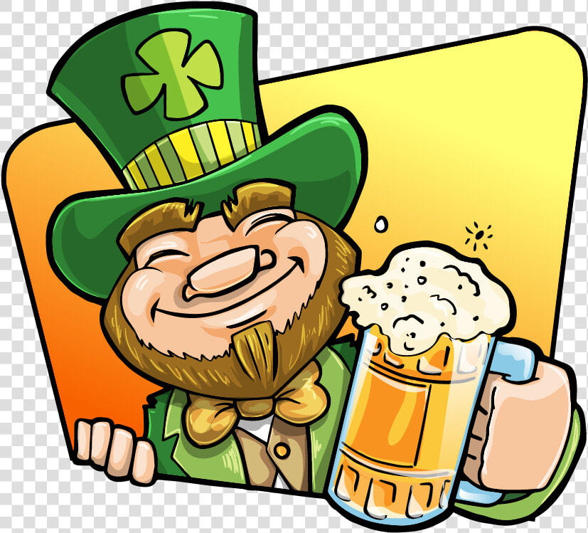 Transparent Leprechaun Png   Leprechaun With Beer Png  Png DownloadTransparent PNG