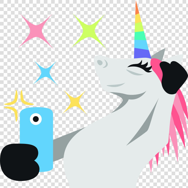 Emoji Inspired Stickers By Emojione™ Messages Sticker 6   Unicorn Emoji One  HD Png DownloadTransparent PNG