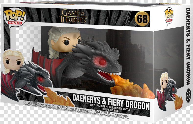 Funko Pop Daenerys Fiery Drogon  HD Png DownloadTransparent PNG