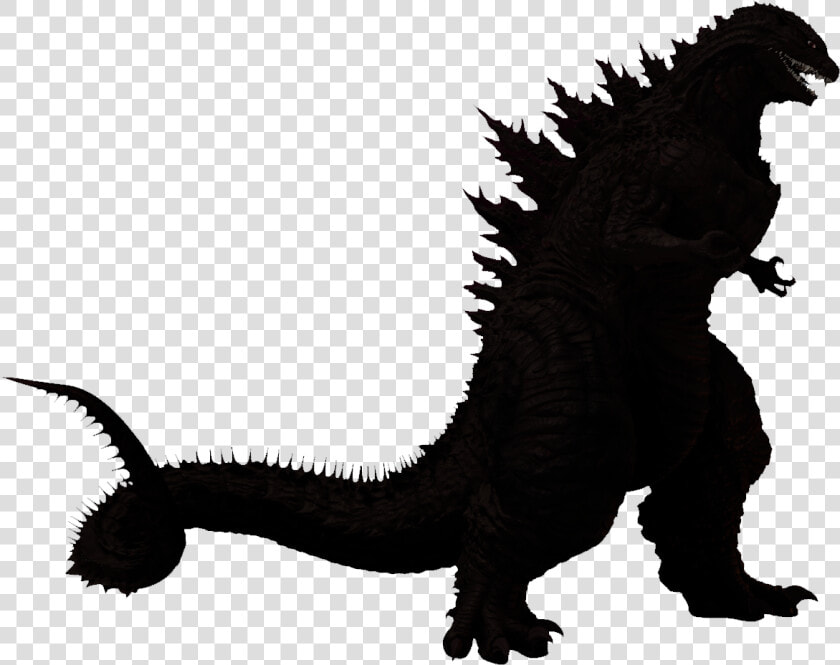 Godzilla Reboot Silhouette Kaiju Clip Art   Godzilla Clipart  HD Png DownloadTransparent PNG