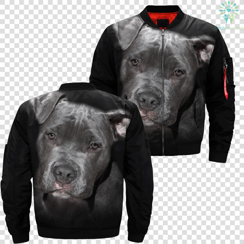 Pit Bull Over Print Jacket  tag Familyloves   Black Pitbull  HD Png DownloadTransparent PNG