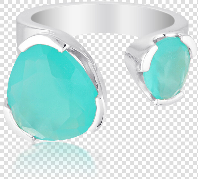 Everyday Gemstone Ring Sea Marine Duet   Opal  HD Png DownloadTransparent PNG